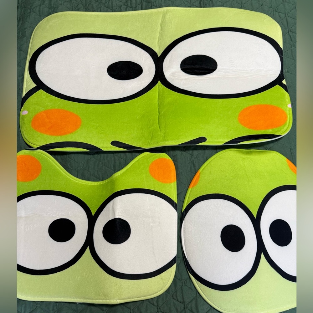 Frog Design Bath Mat Set